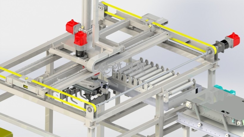全自动高位码垛输送线抓手