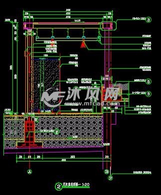 泳池更衣室施工图含结构