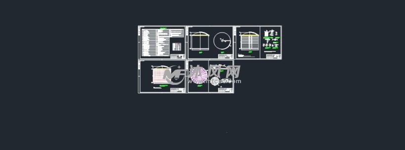 32x32米钢板仓- 建筑图纸 - 沐风网