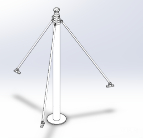三角支架伸缩杆模型图纸合集的封面图