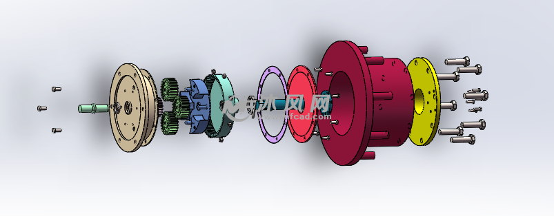 减速器爆炸视图