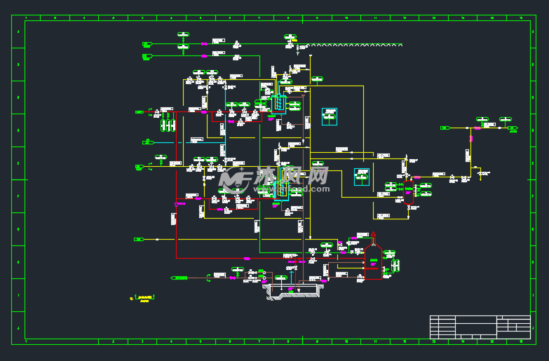 2x240t锅炉scr脱硝pid图- 环保图纸 - 沐风网