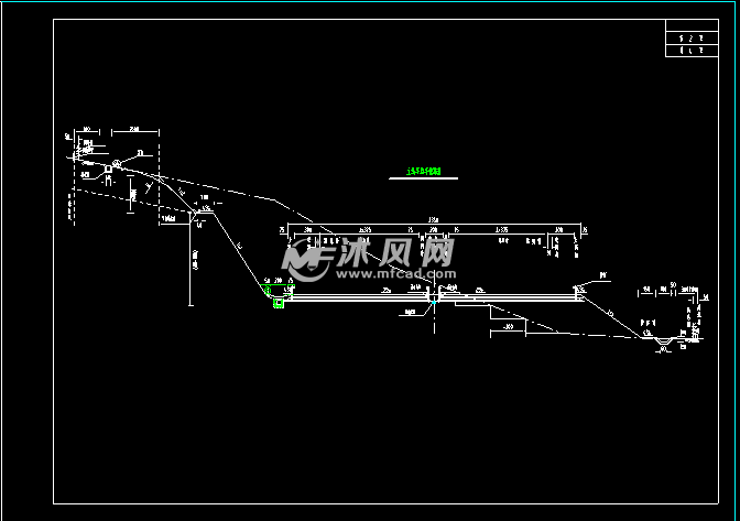 半挖半填路基横断面图图片