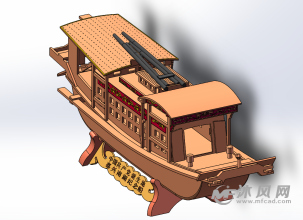 中国革命红船(庆祝建党100年)船-海洋船舶图纸-沐风网