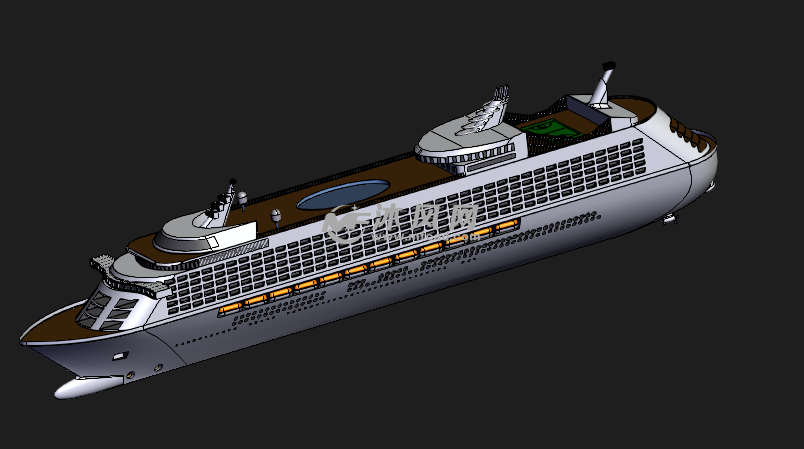 游轮模型图