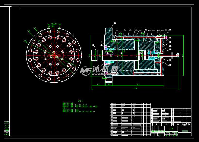 d350xd320旋转油缸cad 