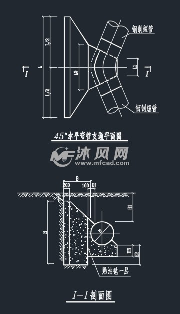 管道支墩设计图