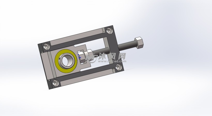 可调张紧带座轴承