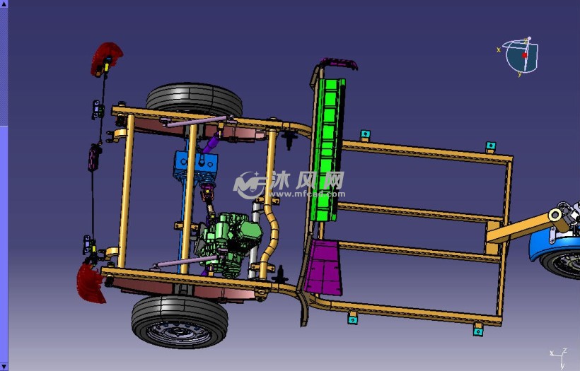 电动三轮车车架