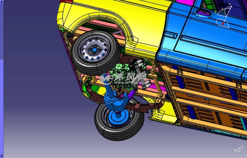 电动三轮车车轮悬挂