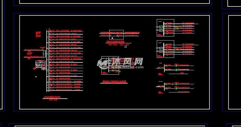 應急照明系統火災報警及消防聯動系統圖各層電氣佈置平面詳圖圖紙參數