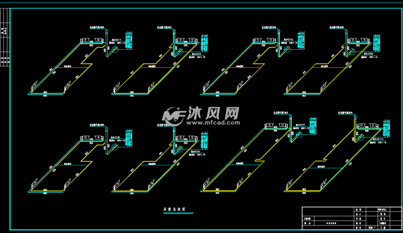 某商住办公大楼水暖设计全套施工设计图