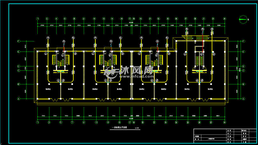 某商住办公大楼水暖设计全套施工设计图