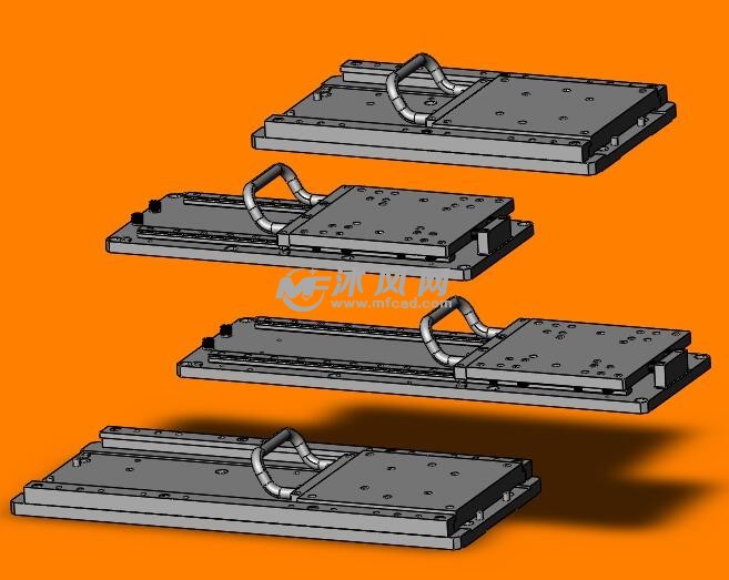 4款jgr夹具滑块导轨型