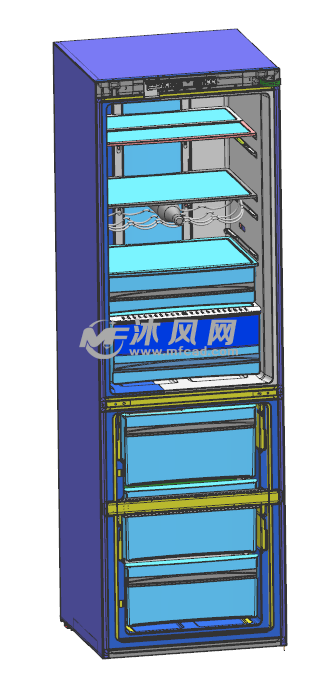 冰箱图纸含包装