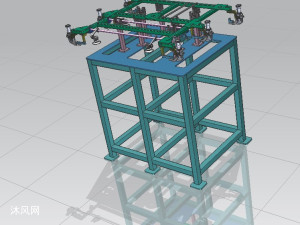 机器人抱夹搬运 - 机器人模型图纸 - 沐风网