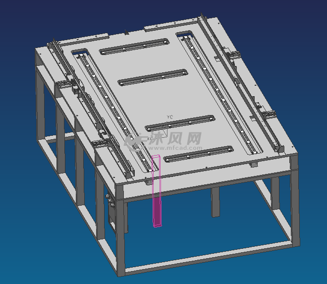 辅助设备俯视图