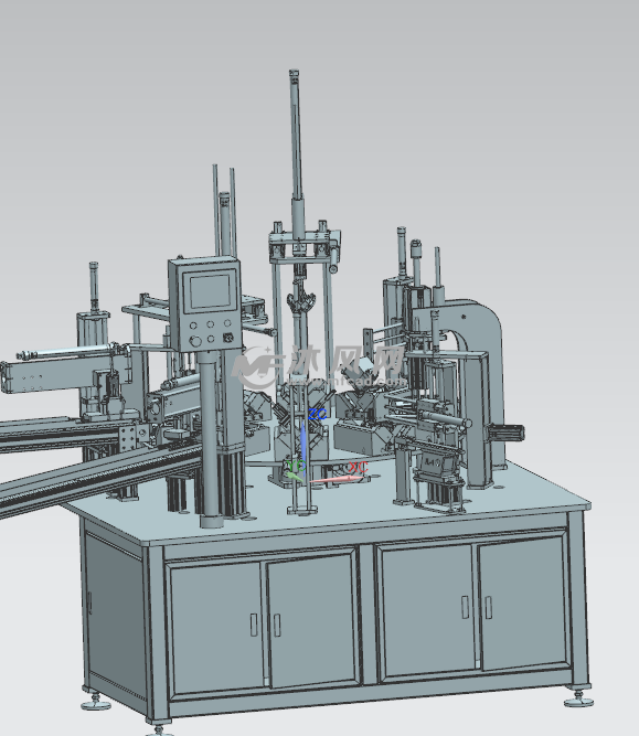 一款眼镜盒装配机 - 机械设备图纸 - 沐风网