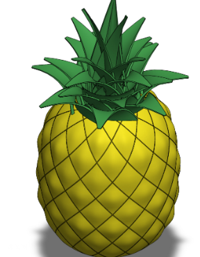 菠萝模型图