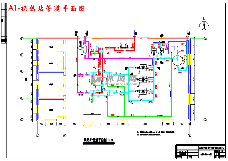 暖气管道设计图图片