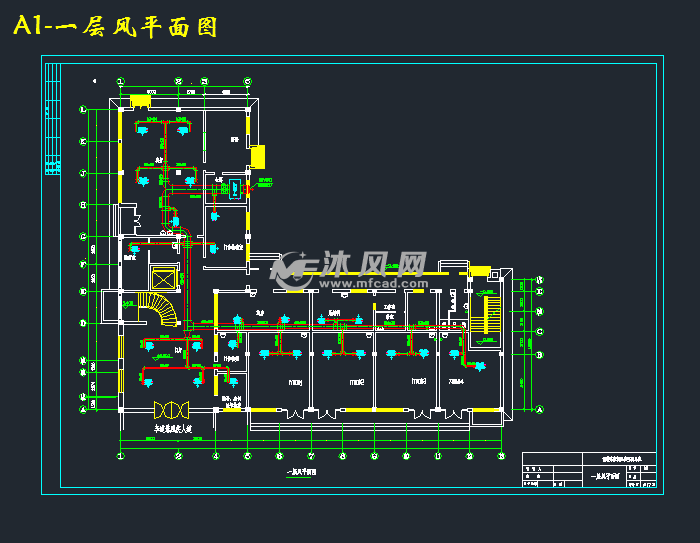 中央空调施工图纸解读图片