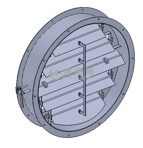 风机出风口调节阀圆形