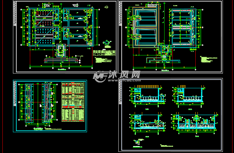v型滤池-平面图纸v型滤池-设计说明图纸参数图纸id: 1032470图纸格式
