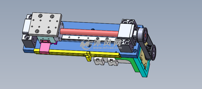 步进电机驱动的直线模组,成本低廉,结构简单,运行稳定
