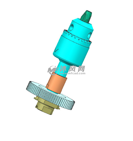 手电钻钻夹头机构