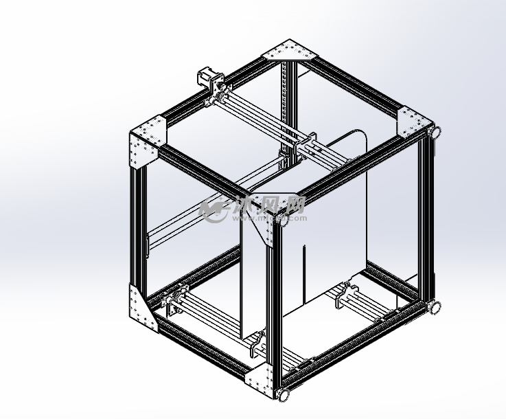 核心xy 3d打印機 - 機械設備圖紙 - 沐風網