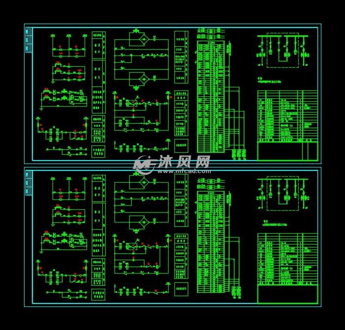 电气系统图电流电压回路电力平面图电缆作业表及布置总图电话照明配电