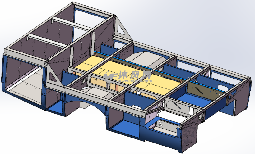 依维柯c型房车一体化底盘 - 乘用车图纸 - 沐风网