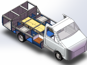 依维柯c型房车一体化底盘