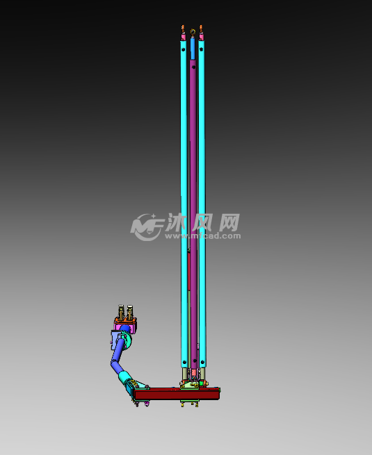 手部控制结构(可配蚊子直升机) - 零部件模型图纸 - 沐风网