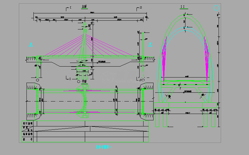 桥梁设计图比赛图片