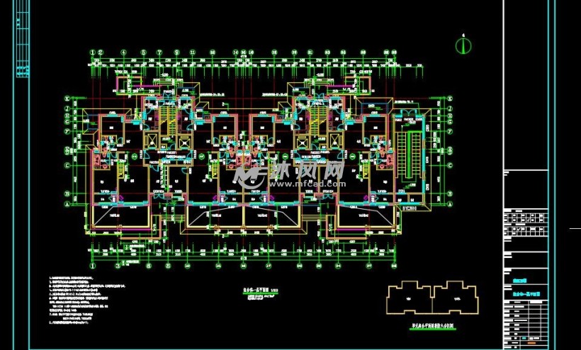 组合体一层平面图