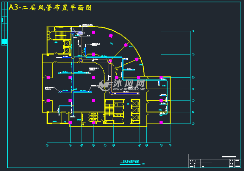 某13層酒店建築中央空調系統設計- 設計方案圖紙 - 沐風網