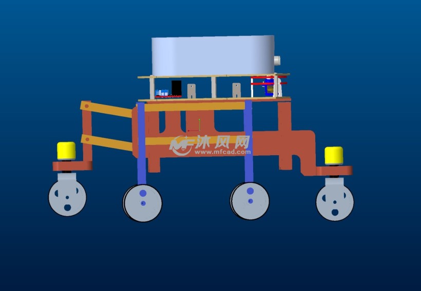 六轮自平衡测距车装置