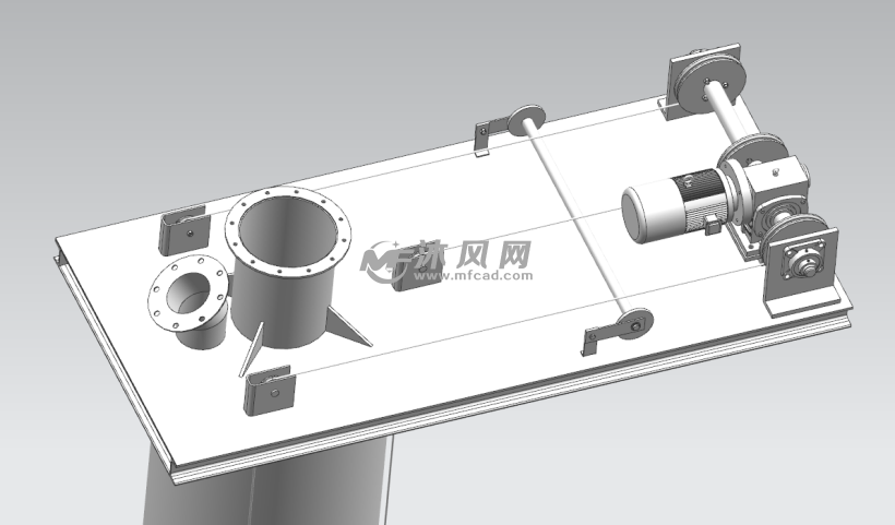 散装头(库底水泥散装机) - 污水处理设备图纸 - 沐风网