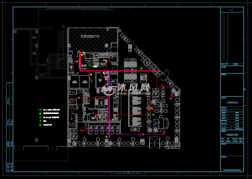 上海某必胜客餐厅电气施工图