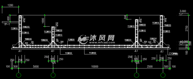 150噸1小時氣浮池結構圖