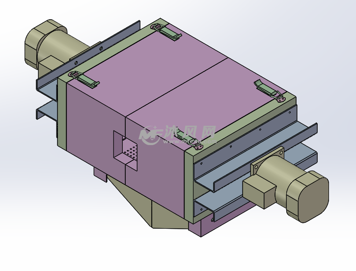 烤炉外箱体- 钣金图纸 - 沐风网