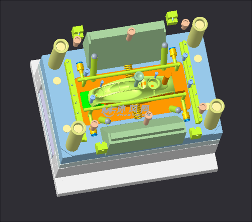 挂烫机的提手注塑模具