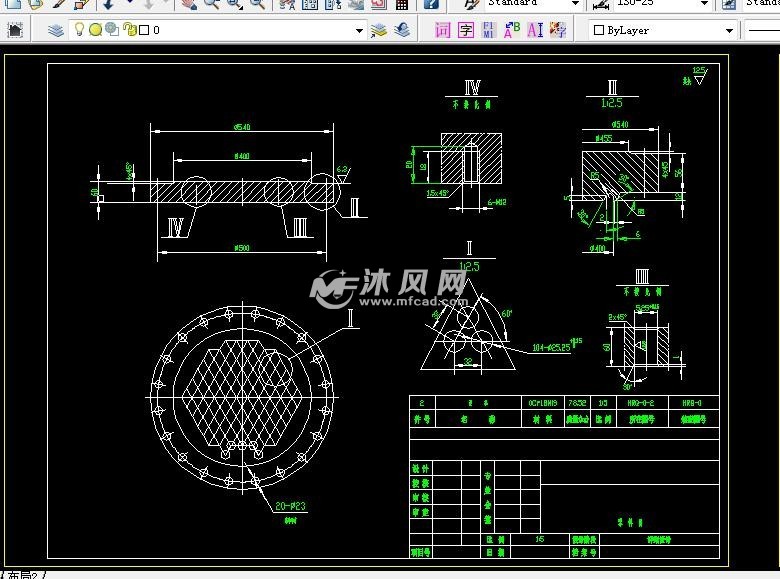 15平换热面的半斜交换罐 - 储存压力容器图纸 - 沐风网