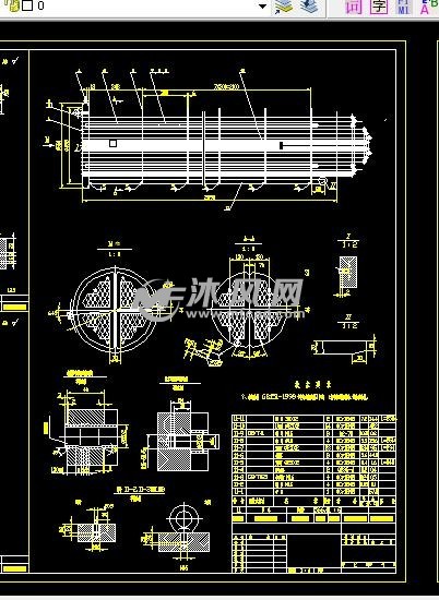 管束结构及安装图