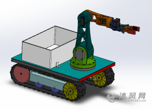 水果采摘机器人3d模型-农业机械图纸-沐风网