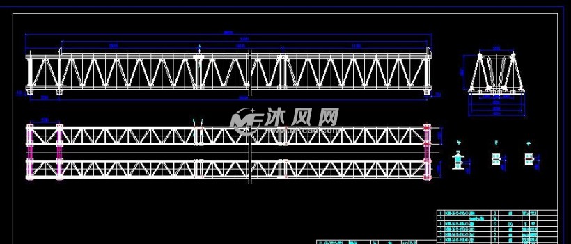 桁杆横梁结构制作图