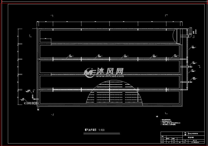 曝气池平面图