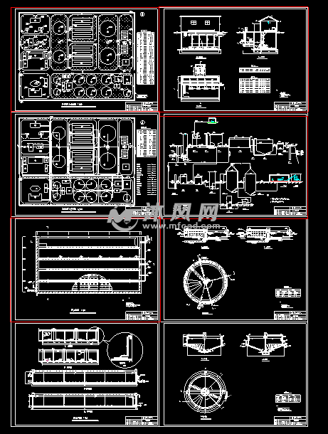土木工程设计sbr工艺污水处理厂设计图