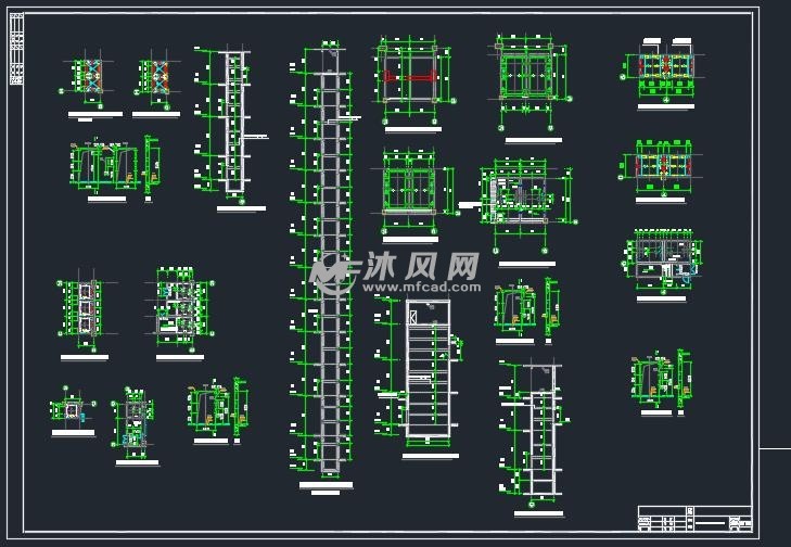 某地国际广场商业建筑施工图- 商业综合建筑图纸 - 沐风网